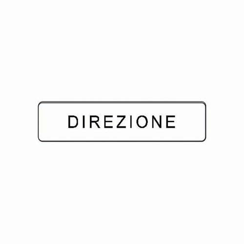 Segnali Adesivi 200X45 Alluminio Direzione