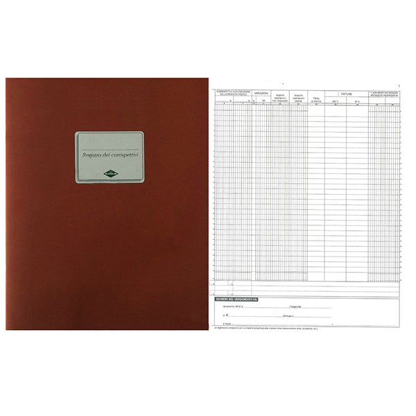 DU Registri Corrispettivi 31x24,5 36 ff numerati 1386N0000