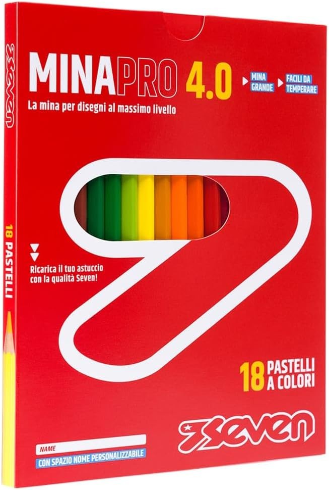 Seven 00 Pastelli Minapro 4.0 18 pz.