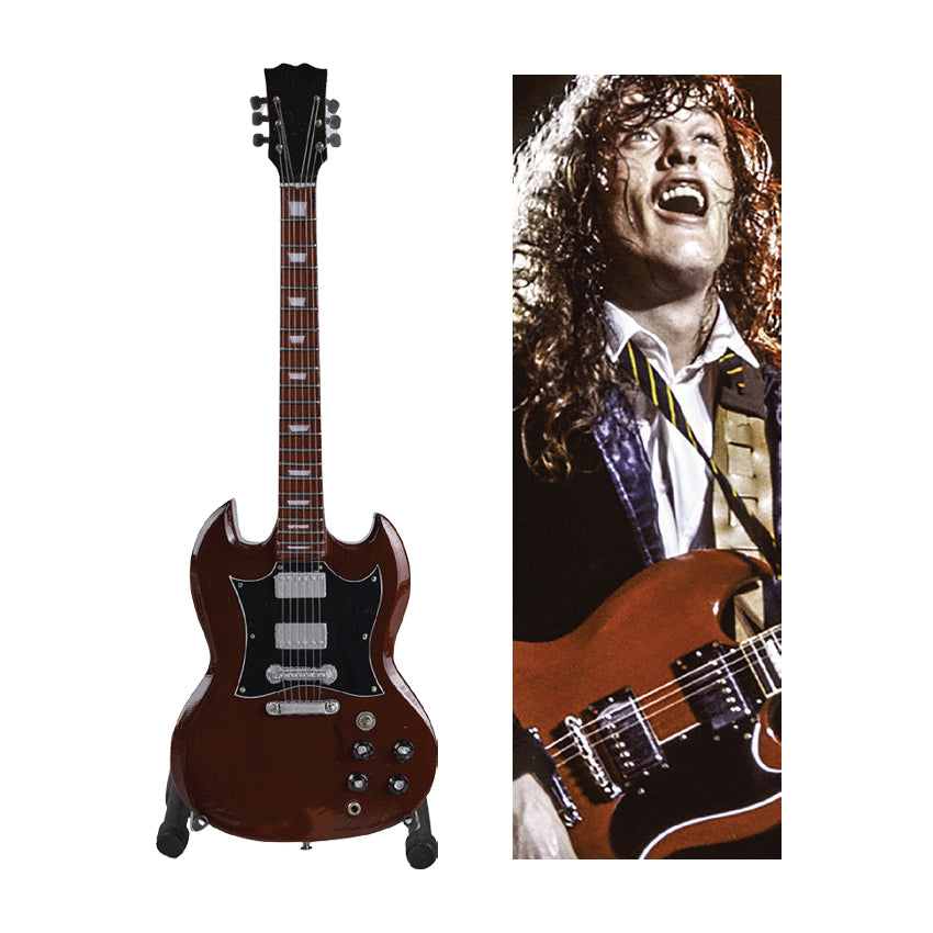 Mini Chitarra cm. 24,5 MGT-0567 AC/DC Angus Young