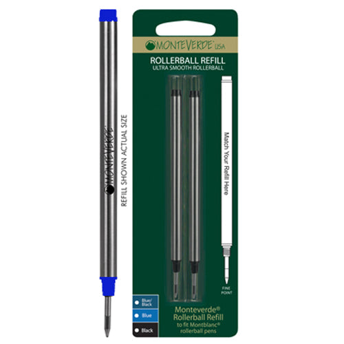 Refills Monteverde x Montblanc Roller F Blu 2 pz.