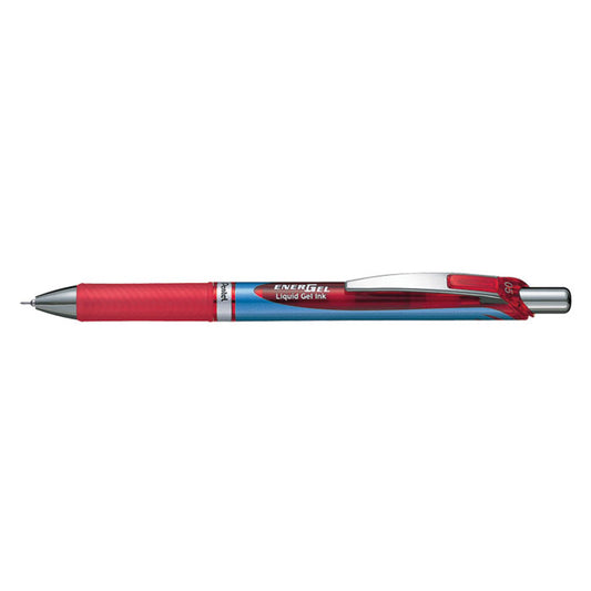 Penne Gel Pentel Energel BLN75 0,5 Rosso 12 pz.