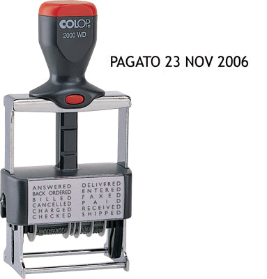 Timbri Colop Datario e Polinome Classic 2000WD
