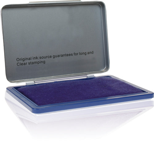 Cuscinetti per timbri Import  8x12 n.2 Blu