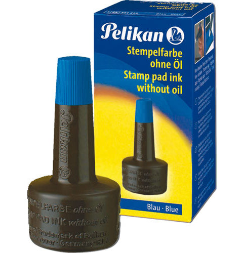 Inchiostro per timbri Pelikan 4 Blu 30 ml.
