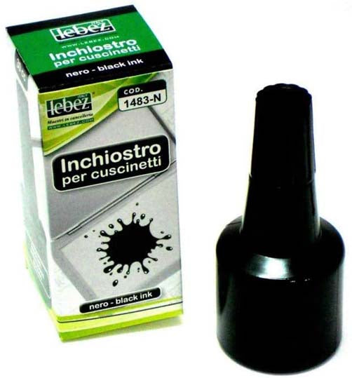Inchiostro per timbri Lebez 30 cc Nero