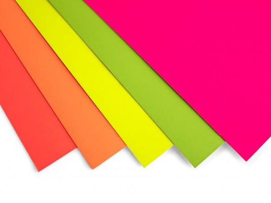 Cartoncino Fabriano Fluoro 50x65 10 pz. Verde (Fine Stock)