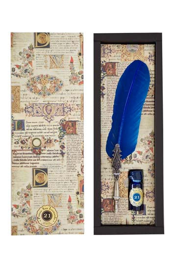 Rubinato Piuma Puntale Zama 21024 Bluette