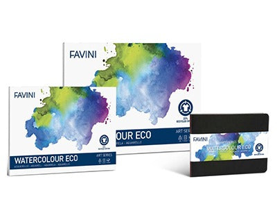Blocchi Watercolor Eco Favini 10x15 gr./mq. 300 10 ff