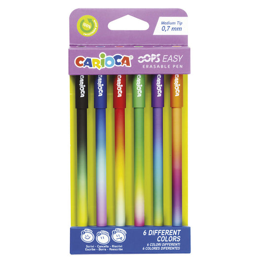 Penne Carioca Oops Easy Blister 6 pz.