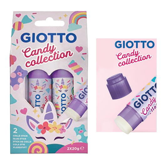 Colla Stick Giotto Candy Collection 20 gr. in blister da 2 pz.