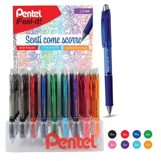 Pentel 25 Expo 0022122 Feel-it BX480 48 pz.
