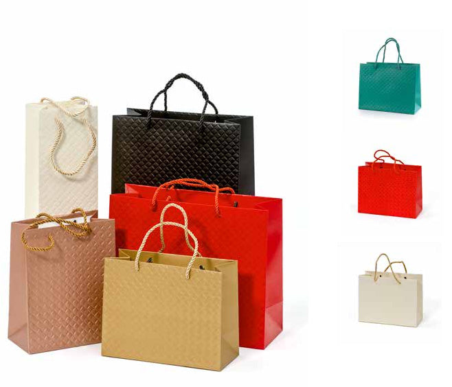 Shopper Star Natale 24 Brigitte Verde 26x12x32 10 pz.
