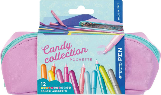 Pennarelli Tratto Pen Candy Collection Pochette Medium