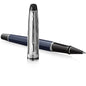 Waterman Expert Deluxe Blue Chrome Trim Roller 2166429