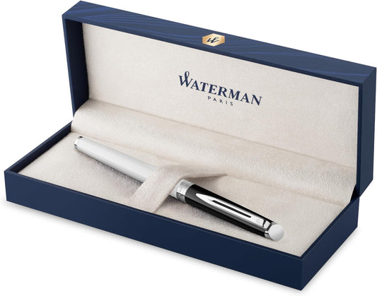 Waterman Hemisphere Black White Roller