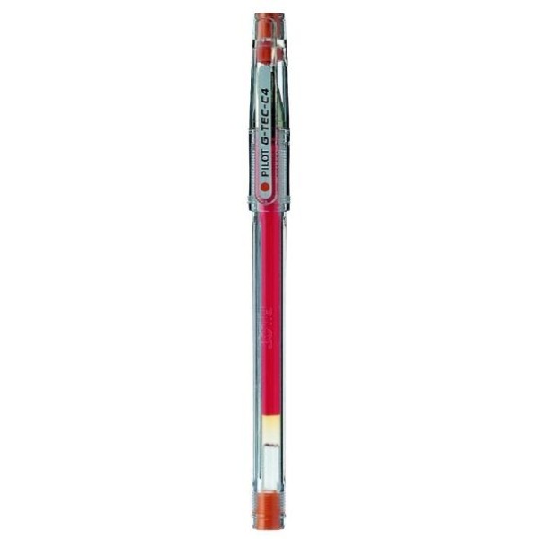 Penne Gel Pilot G-TEC-C4 Rosso 12 pz.