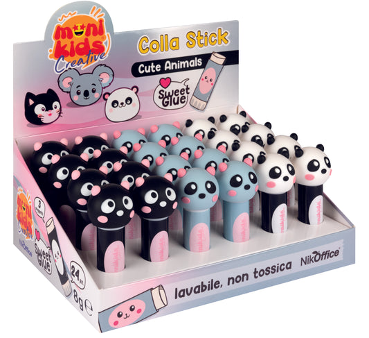 Colla Stick Monikids Cute Panda 8 gr. 24 pz.