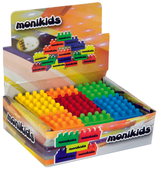 Gomme da cancellare Costruzioni Monikids 24 pz.