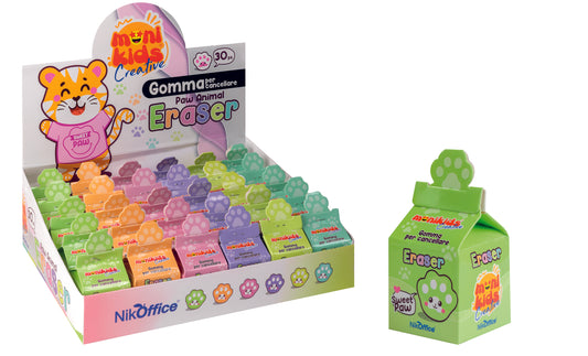 Gomme da cancellare Paw Animal Milk Monikids 30 pz.