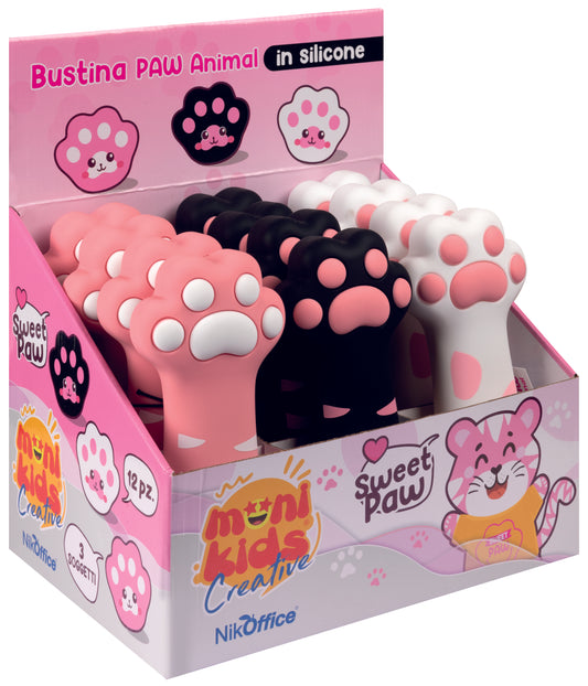 Bustine in silicone Sweet Paw Monikids 12 pz.