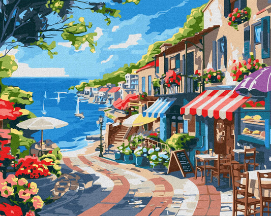 Painting by Numbers 40х50 KHO2792 Seaside town