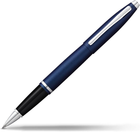 Cross Calais Blu Metallic Matt Roller  0115-18