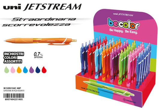 Penne Roller Uni Jetstream BeColor Expo 48 pz.