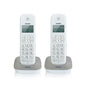 TELEFONO CORDLESS BRONDI GALA TWIN BIANCO/GRIGIO DUO