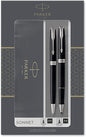 Parker 00 Gift Set Sonnet Black CT BP RB 2093259  ( Fine Stock )