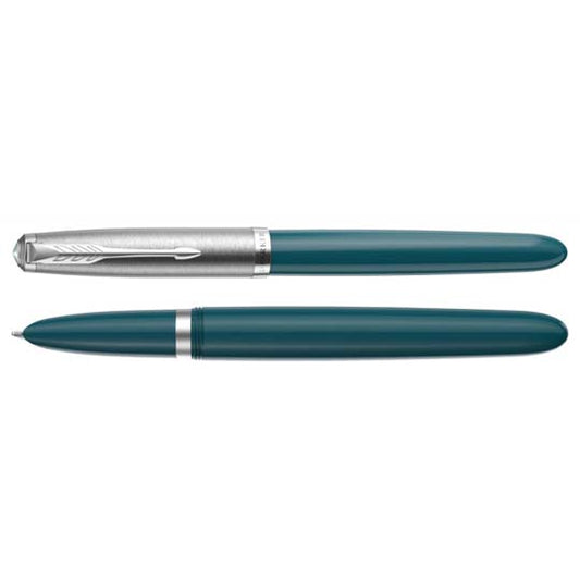 Parker 00 51 Core Teal Blue CT Stilo M 2123507 ( Fine Stock )