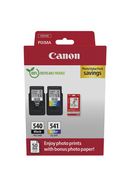 CANON VALUE PACK PG540/CL541+ CARTA