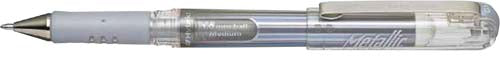 Penne Gel Pentel Hybrid K230 1.0 Argento 12 pz.