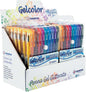 Penne Gel Osama Glitter 10 col. Expo 12 pz.