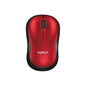 MOUSE LOGITECH M185 WIRELESS RED