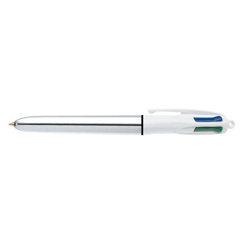 Penne Bic 4 Colori Shine (Oro Rosso Argento) 12 pz.