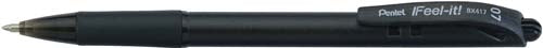 Penne Pentel Feel It BX417 Nero 12 pz.