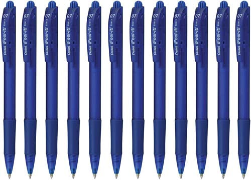 Penne Pentel Feel It BX417 Blu 12 pz.