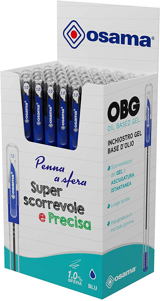 Penne Osama OBG 1.0 Cappuccio Blu 48 pz.