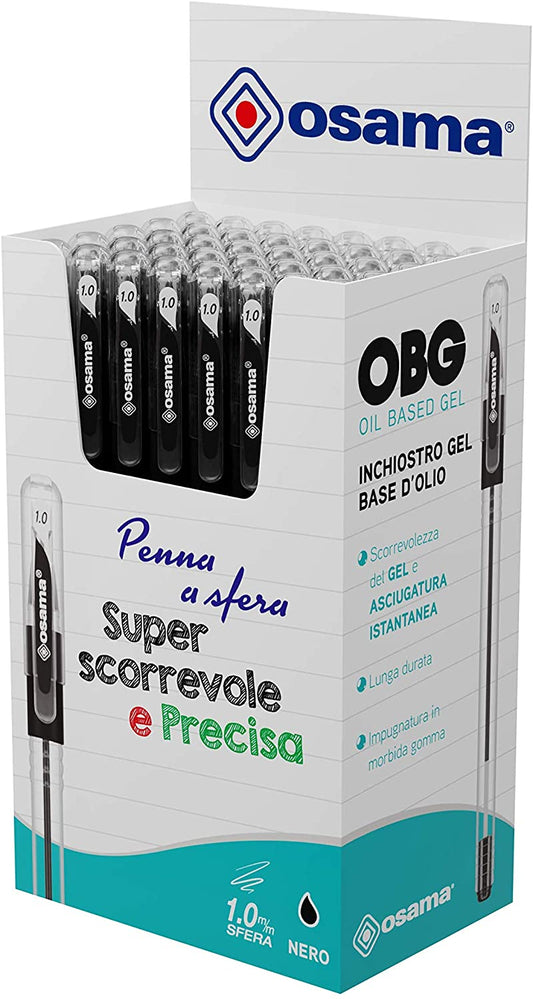 Penne Osama OBG 1.0 Cappuccio Nero 48 pz.