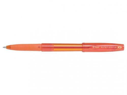 Penne Pilot Supergrip G Cap M 1,0 Arancio 12 pz.