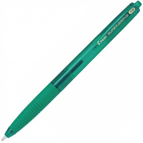 Penne Pilot Supergrip G Scatto XB 1,6 Verde 12pz