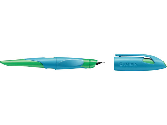 Penna Stilo Stabilo EasyBirdy L Azzurro + Inch Blu