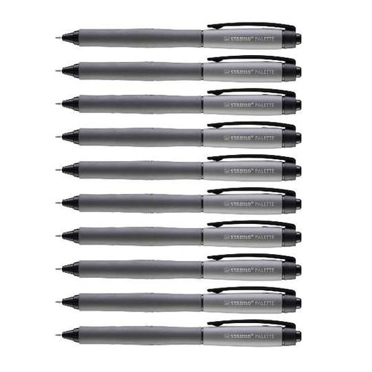 Penne Stabilo Palette 0,7 Nero 10 pz.