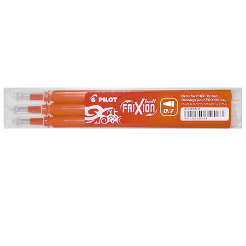 Refills Pilot Frixion Ball 0,7 Arancio 3 pz.