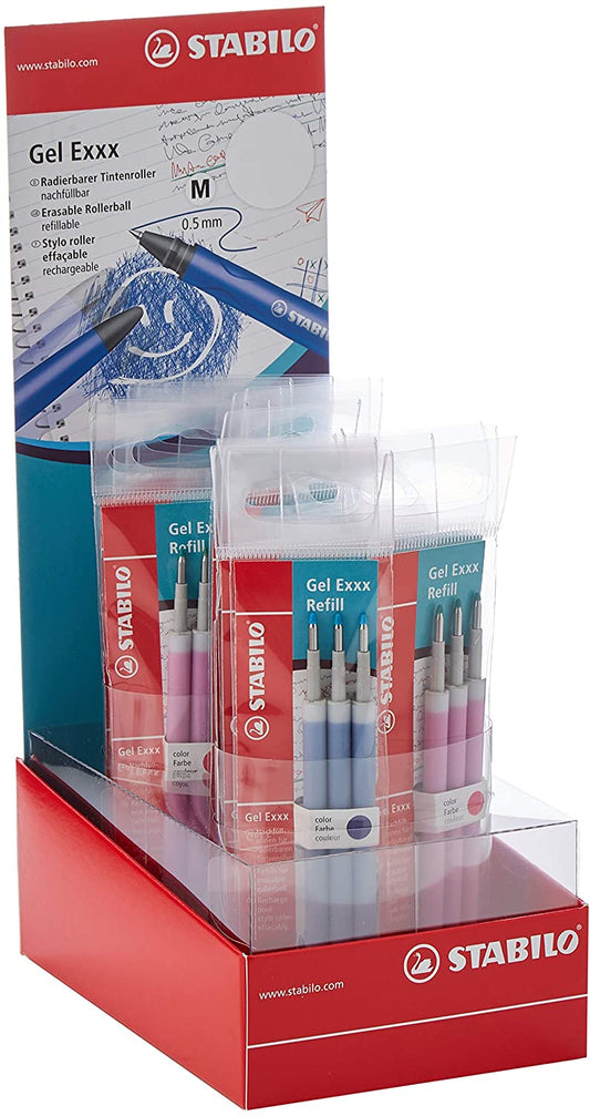 Penne Cancellabili Stabilo Gel Ex Refill 3x20 pz.