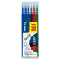 Refills Pilot Frixion Ball 0,7 Mix 6 pz. 3B 1N 1R