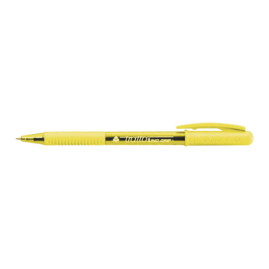 Penne Tratto 1Uno Grip Giallo 12 pz.