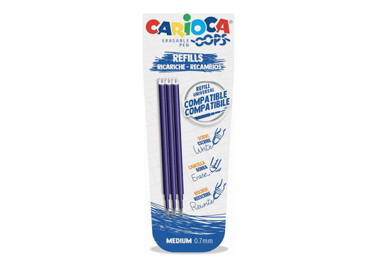Refills Carioca Oops Blu 3 pz.
