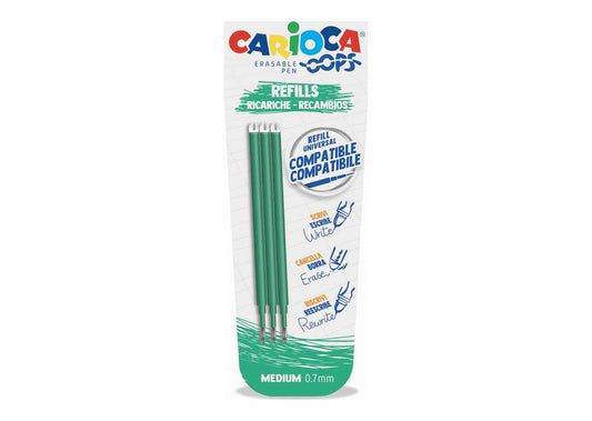 Refills Carioca Oops Verde 3 pz.
